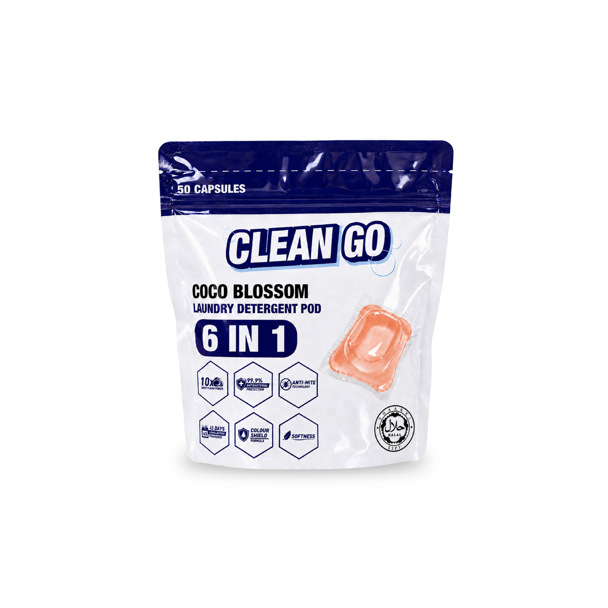 6-in-1 Laundry Detergent Pods